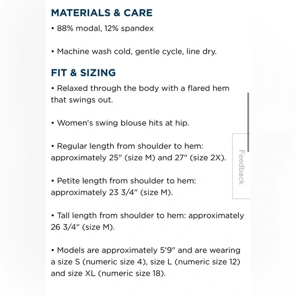 Old Navy Red Plaid Smocked Seersucker Swing Blouse XXL Tall - Picture 4 of 5